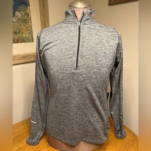 Nike Dri-FIT Gray Zip Pullover